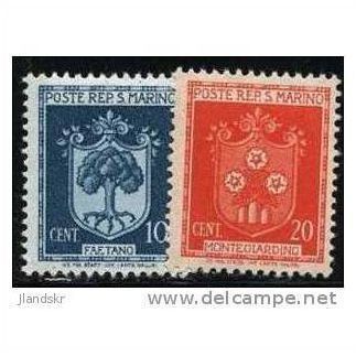 1945 Michel 318+319 - MH (*)