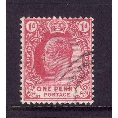 CAPE OF GOOD HOPE 1902 SG71 1d CARMINE FINE USED#1
