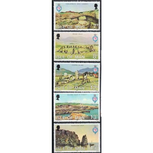 1980 ISLE OF MAN Sg165 - Sg169 UN MOUNTED MINT SET (BT54)