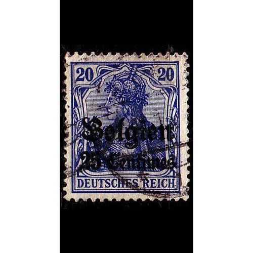 GERMANY REICH Besetzung [Belgien] MiNr 0004 I b ( O/used )