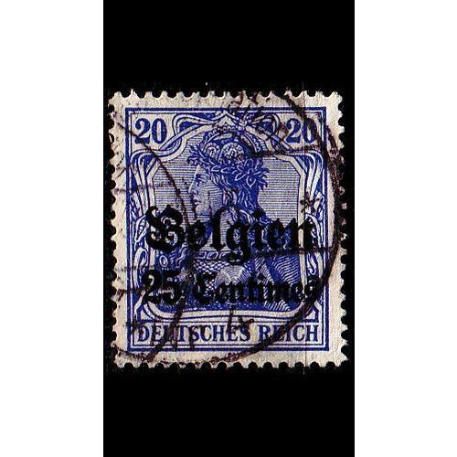GERMANY REICH Besetzung [Belgien] MiNr 0004 I a ( O/used )