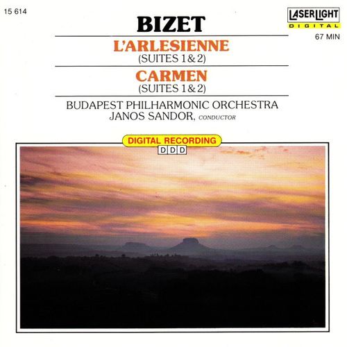 Bizet*, Budapest Philharmonic Orchestra*, Janos Sandor - L'Arlesienne - Carmen