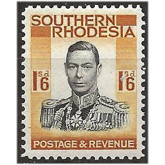 Southern Rhodesia 1937 SG49 1/6d Black & Orange-Yellow Unmounted Mint . .. .
