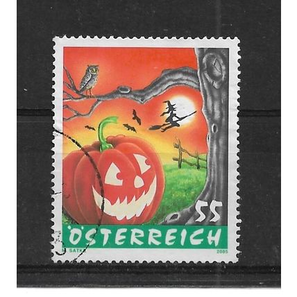 Austria.2005 Halloween stamp.Fine Used.Aug22