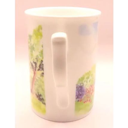 Country Cottage Mug Fine Bone China Ceramic 10 CM Gift Beverage Ceramic