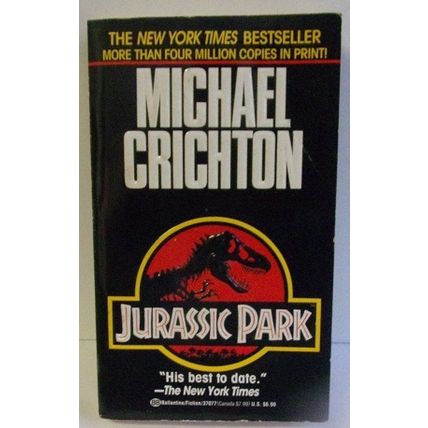 JURASSIC PARK paper back (1993)