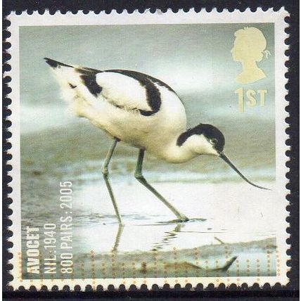 GB 2007 Action for Species - Birds - Avocet 1st Used