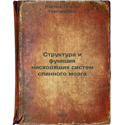 Struktura i funktsiya niskhodyashchikh sistem spinnogo mozga. In Russian/Stru...