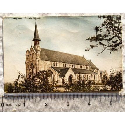 1911 postcard Parish Church, Skegness