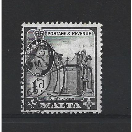 Malta.SG268 1d Victory Church.Fine Used.Apr25s