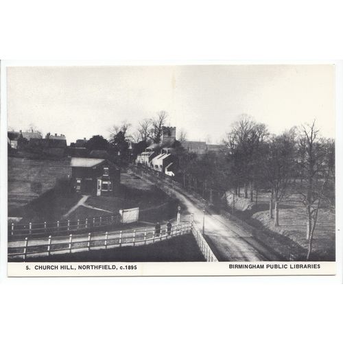 Church Hill Northfield Birmingham Public Libraries Reproduction Postcard