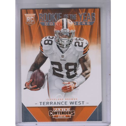 2014 Football Panini Contenders Terrance West-Rookie of the Year Contenders