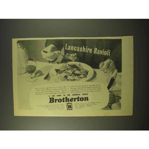 1954 Brotherton Chemical Hydrosulphite Ad