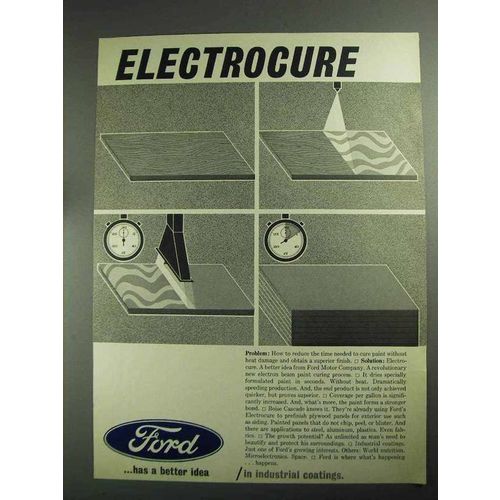1968 Ford Motor Company Ad - Electrocure