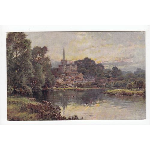 Ross from the Wye A de Breanski Art Postcard 2638