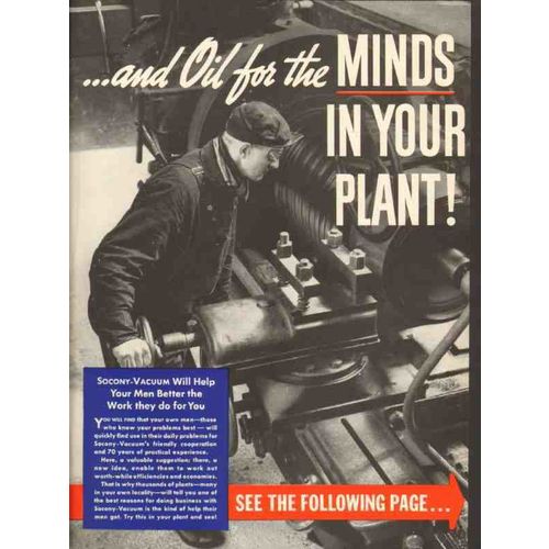 socony vacuum oil company 1936 turbine gargoyle lubricants vintage ad