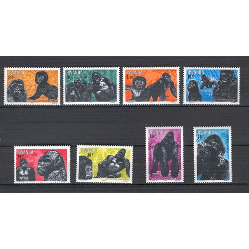 Rwanda 1983 Animals - Gorillas MNH