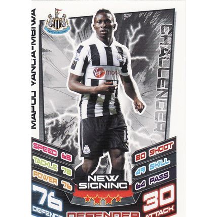 Match Attax Extra 2012/2013 N6 Mapou Yanga-Mbiwa Newcastle United