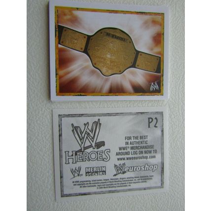 Topps - Merlin 2008 WWE Heroes Wresting Stickers 1-216 & P1-P15 Variants (EB2)