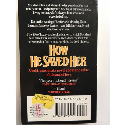HOW HE SAVED HER - ELLEN SCHWAMM (UK ARROW PAPERBACK, 1985)
