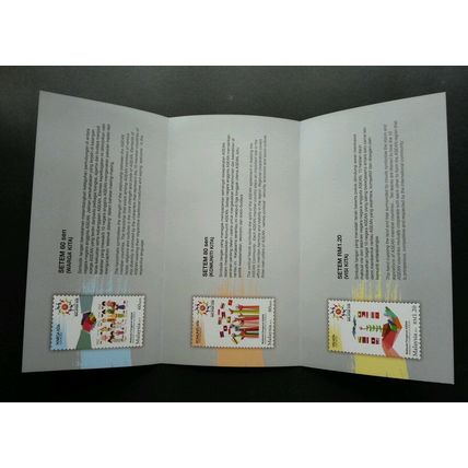 Malaysia Chairman Of ASEAN 2015 Flag Culture Traditional Costume (stamp FDC)