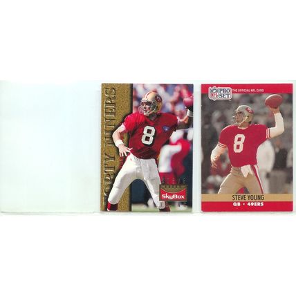 STEVE YOUNG 5x card lot