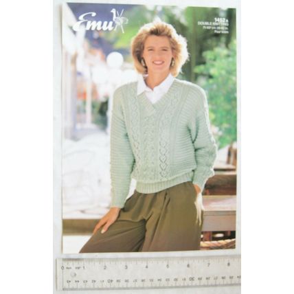 Vintage: Emu 1452a ladies sweater, DK