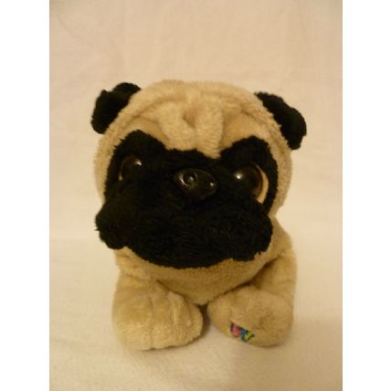 GANZ BLACK FACE BULLDOG BEANBAG ANIMAL mascot of United State Marine Corps USMC