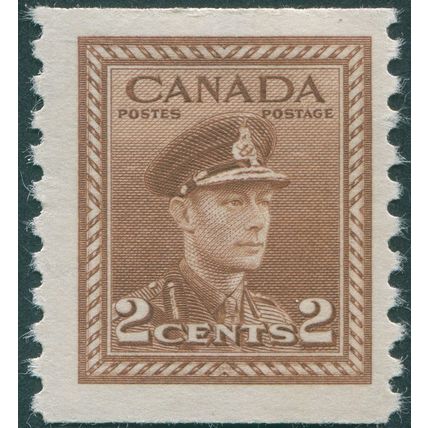 Canada 1948 2c brown Coil SG397a unused