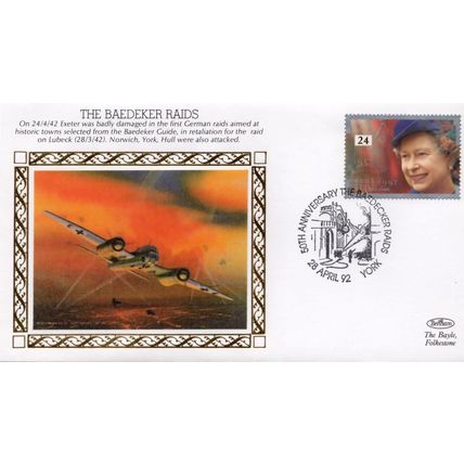 The Baedeker Raids Lubeck WW2 Benham Military First Day Cover