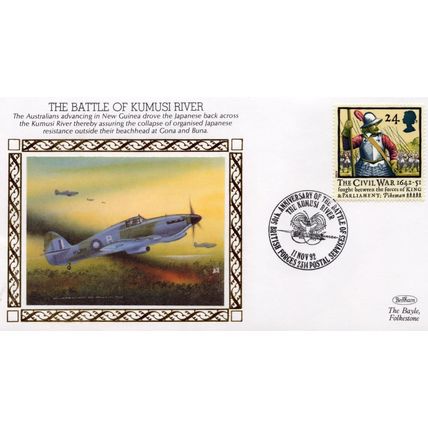 The Battle Of Kumusi River New Guinea WW2 Benham Military First Day Cover