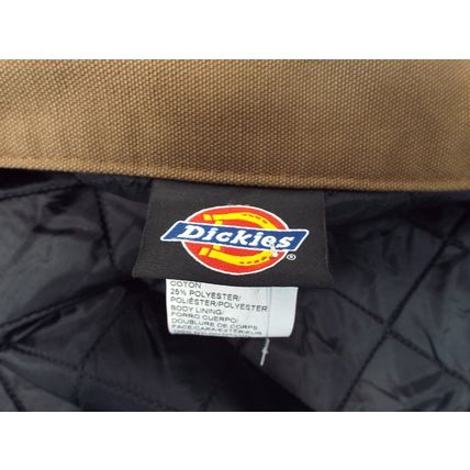 New Mens 2XL XXL DICKIES Eisenhower Insulated Padded Brown Jacket $90 TJ15