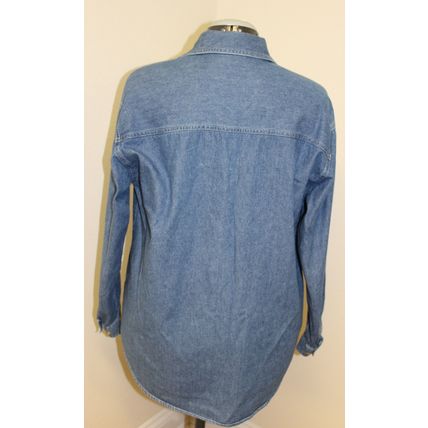Bobbie Brown Denim Shirt, Christmas Embroidery, M