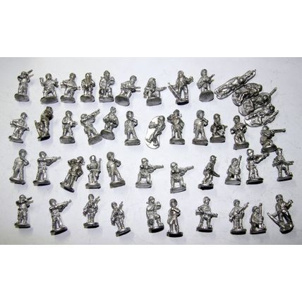20mm ww2 pacific or korean war american infantry wargames white metal