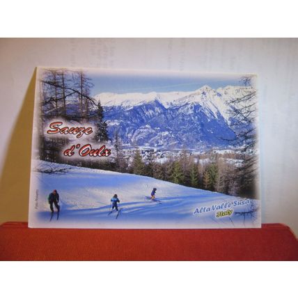 SAUZE D'OULX, ITALY used postcard 2010 postmark #