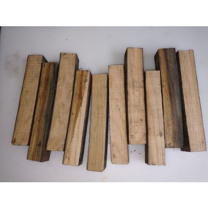 Oak Irish Whiskey (Whisky) stave pen blanks