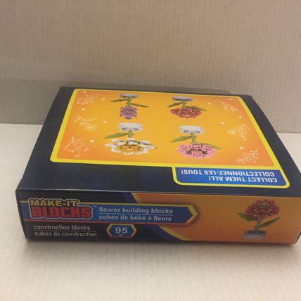 NEW Make It Blocks Round Flower Building Blocks - 95 pieces