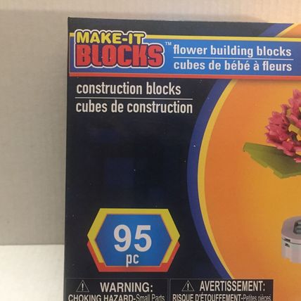 NEW Make It Blocks Round Flower Building Blocks - 95 pieces