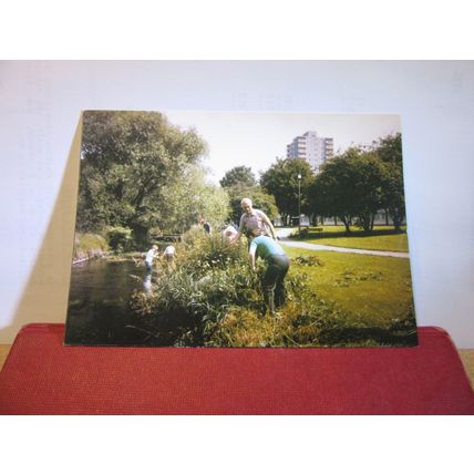 RIVERSIDE GARDENS, ST. MARY CRAY, BROMLEY, LONDON unused postcard =