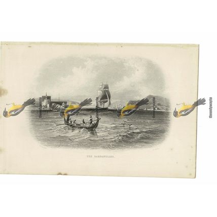 Dardanelles, Bartlett, Book Illustration, c1870