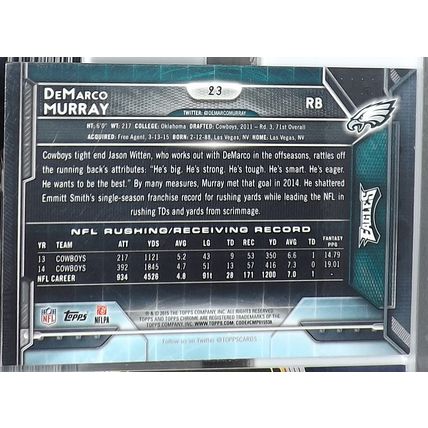 2015 Topps Chrome DEMARCO MURRAY (Eagles) Rookie card #23