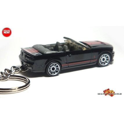 RARE KEYCHAIN BLACK SHELBY MUSTANG GT500 CONVERTIBLE GREAT GIFT NOVELTY