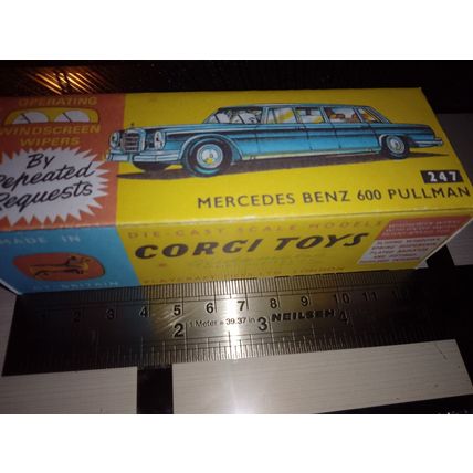 Corgi No247 Mercedes Benz 600 Pullman Replica/Copy Box