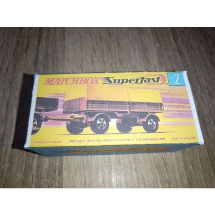 Matchbox No2 - Mercedes Trailer - Replica Box Gold