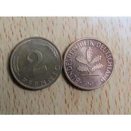 1994a 2 Pfennig Germany Coin