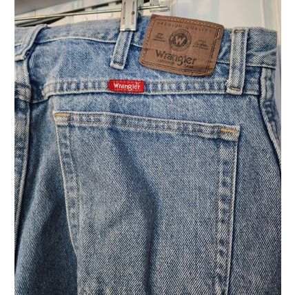 Wrangler Men's Light Blue Denim 100% Cotton Jeans Tag Size 36X30