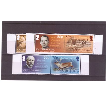 SOUTH GEORGIA 2019 FOOD SET MNH