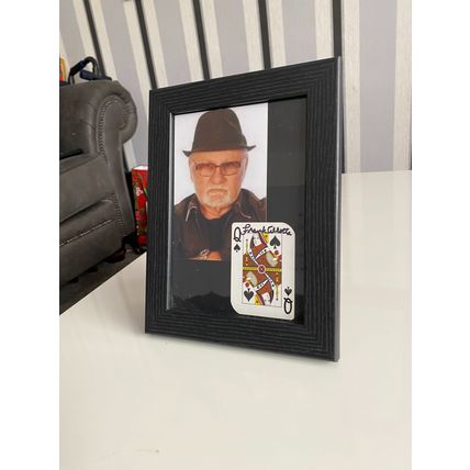 Frank Cullotta CASINO signed autograph gangster card framed playing poker