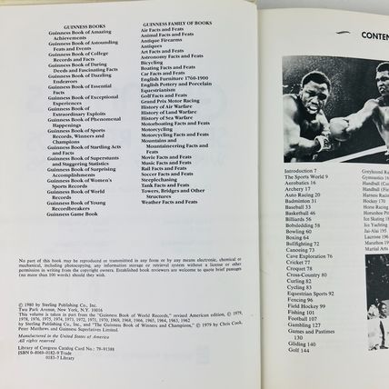 Guinness Book of Sports Records - Winners and Champions 1979 Hardcover McWhirter