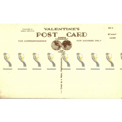 Tettenhall Church, Wolverhampton, Staffs, RP Valentines Postcard, 1935